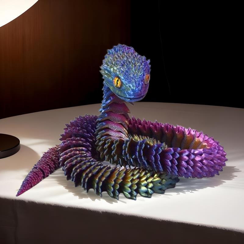 Tech Accessories For Office Desk - 75cm 3d Printed Snake Desk Ornament