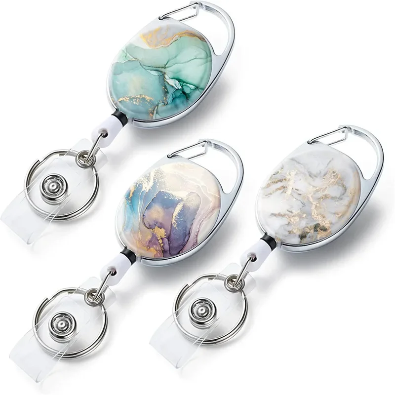 Xray Tech Accessories - 1pc Cartoon Marble Style Badge Reel