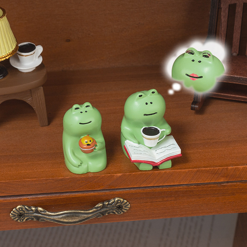 Cartoon Frog Rocking Chair Tab - Tech Accessories For Office Desk avaliação e preço