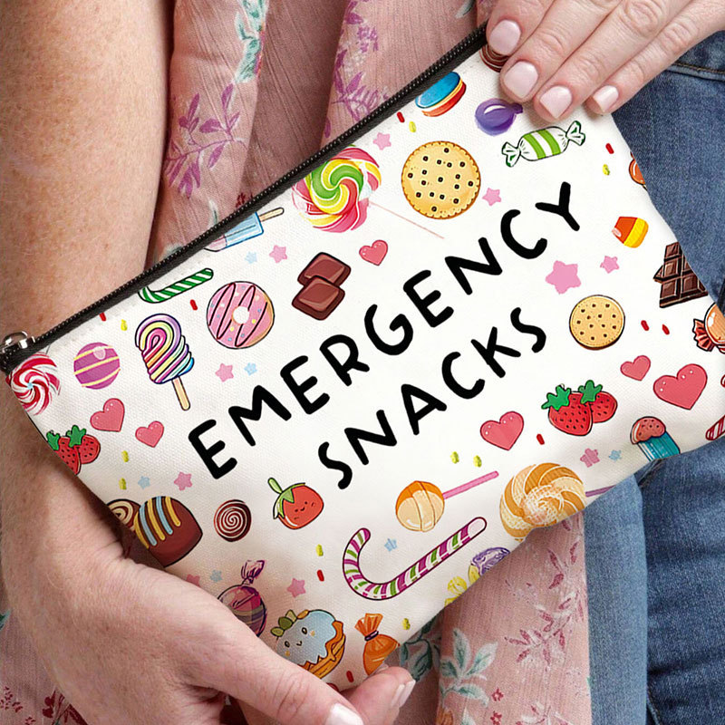 1 PC Women Printed Canvas Make - Tech Accessories Storage avaliação e preço