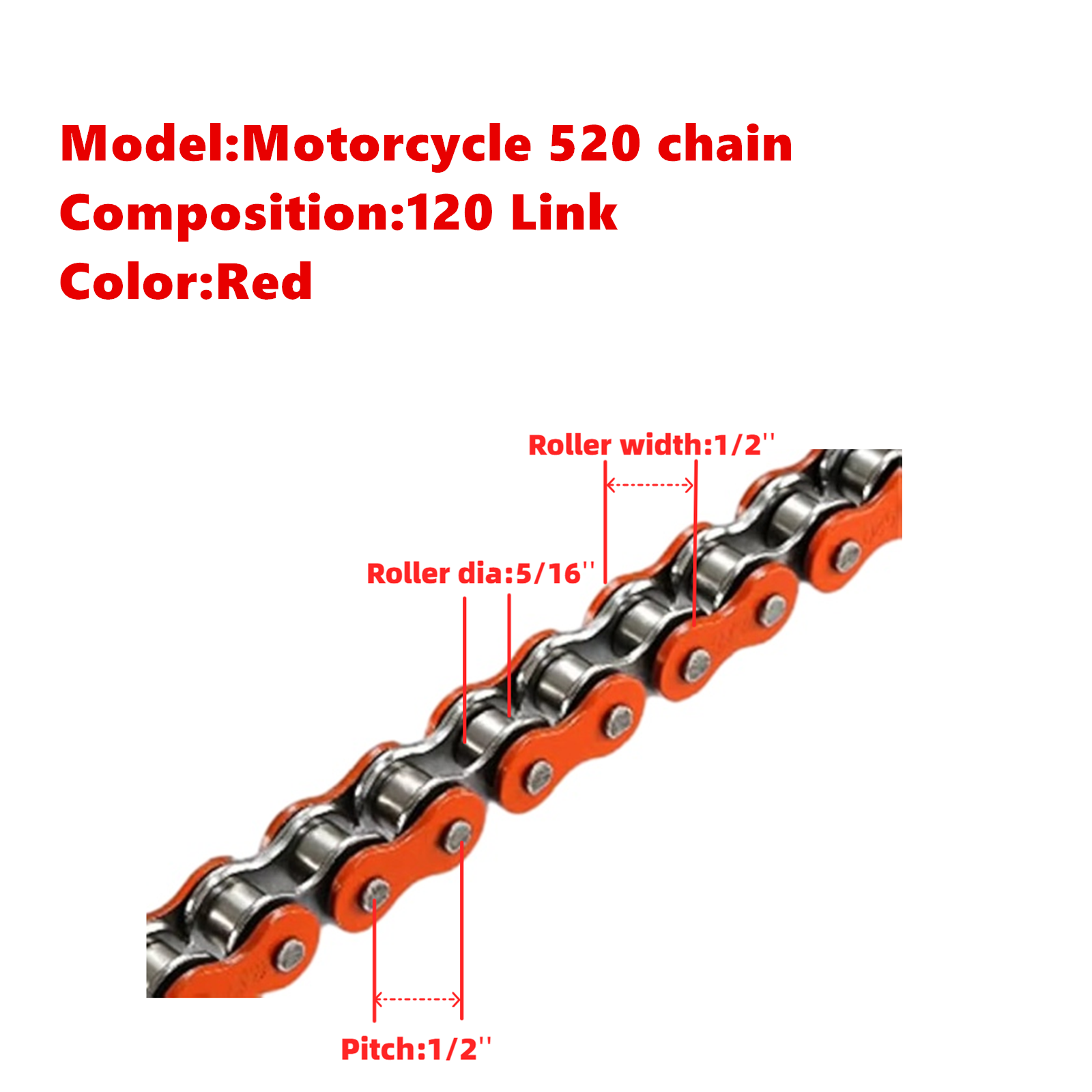 Motorcycle Chain 520 120 Links - Moto Tech Accessories & Workshop avaliação e preço