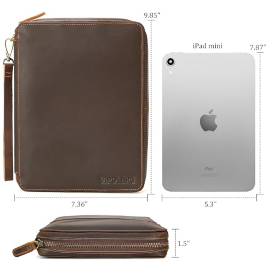 Polare Full Grain Leather Trav - Tech Accessories Storage avaliação e preço