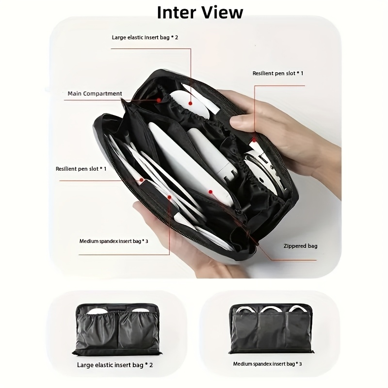 Portable Multi-Compartment Tec - Tech Accessories Storage avaliação e preço