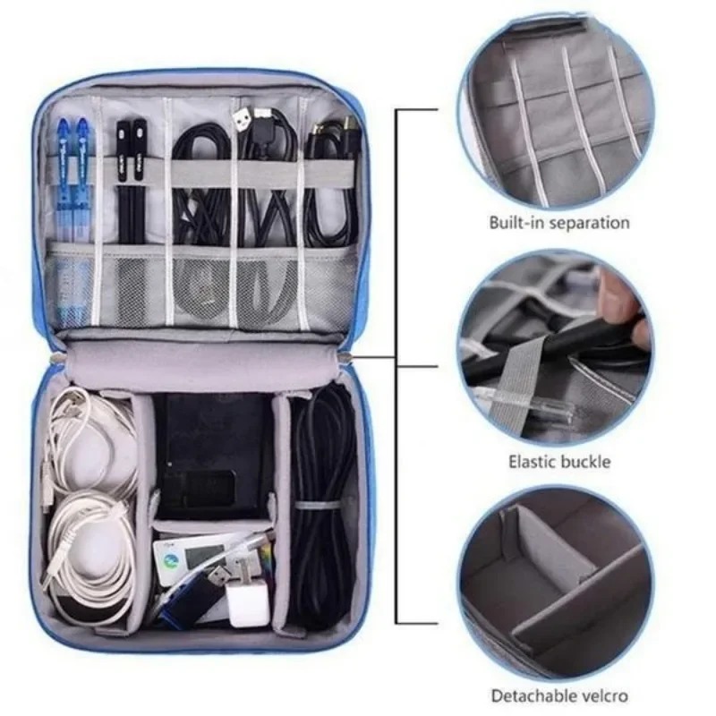 Electronics Organizer Travel C - Tech Accessories Storage avaliação e preço