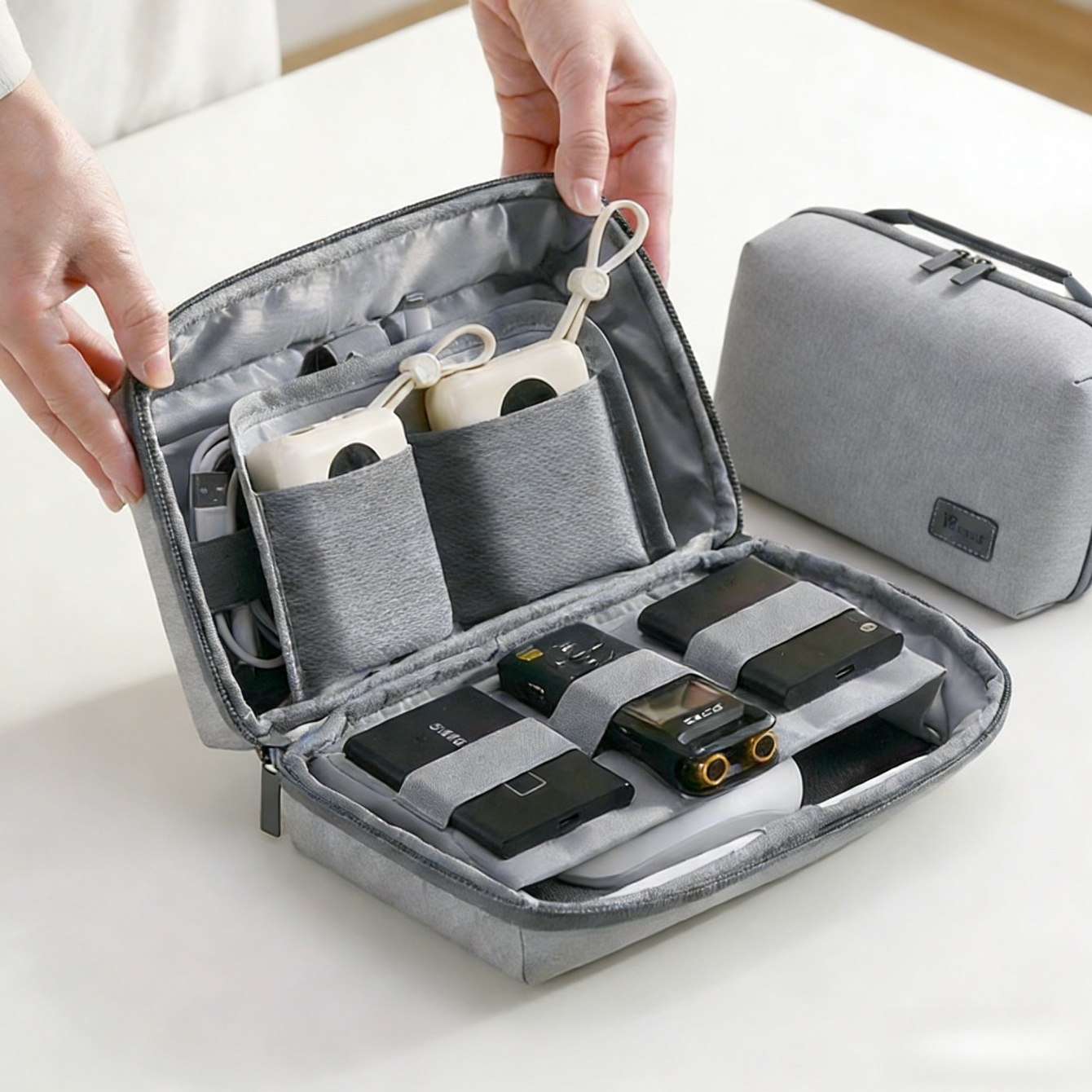 1Pc Electronics Organizer Trav - Tech Accessories Storage avaliação e preço