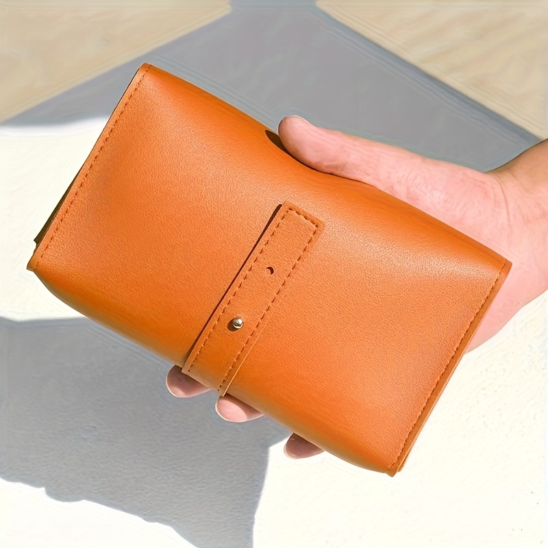 PU Leather Multi-Compartment O - Tech Accessories Storage avaliação e preço