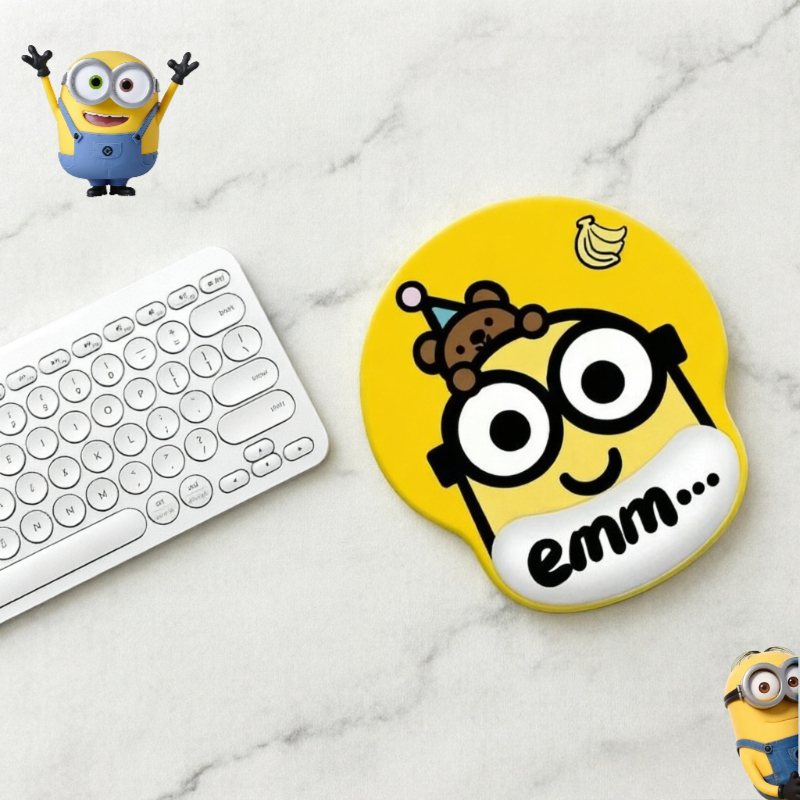 Minions cartoon cute wristband - Tech Accessories For Office Desk avaliação e preço