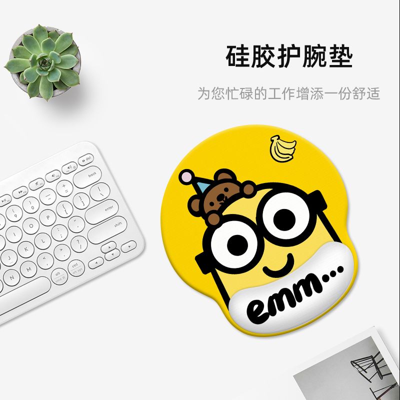 Minions cartoon cute wristband - Tech Accessories For Office Desk avaliação e preço