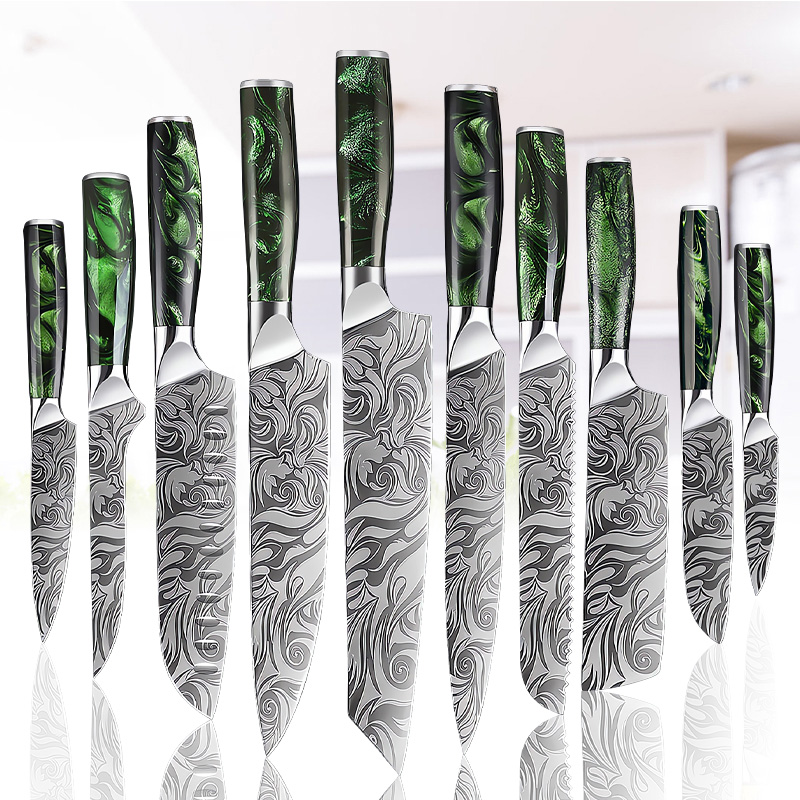 Super Sharp Damascus Pattern K - High Tech Kitchen Accessories avaliação e preço