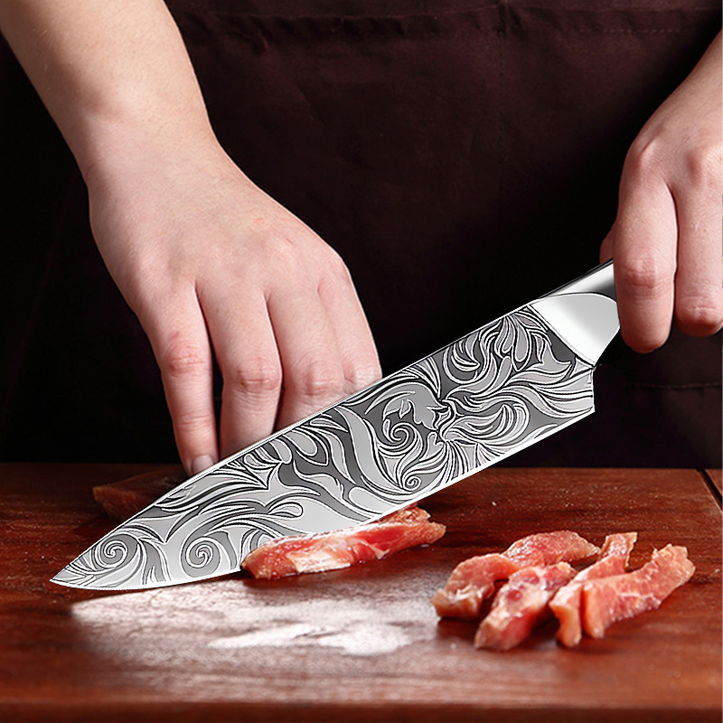 Super Sharp Damascus Pattern K - High Tech Kitchen Accessories avaliação e preço