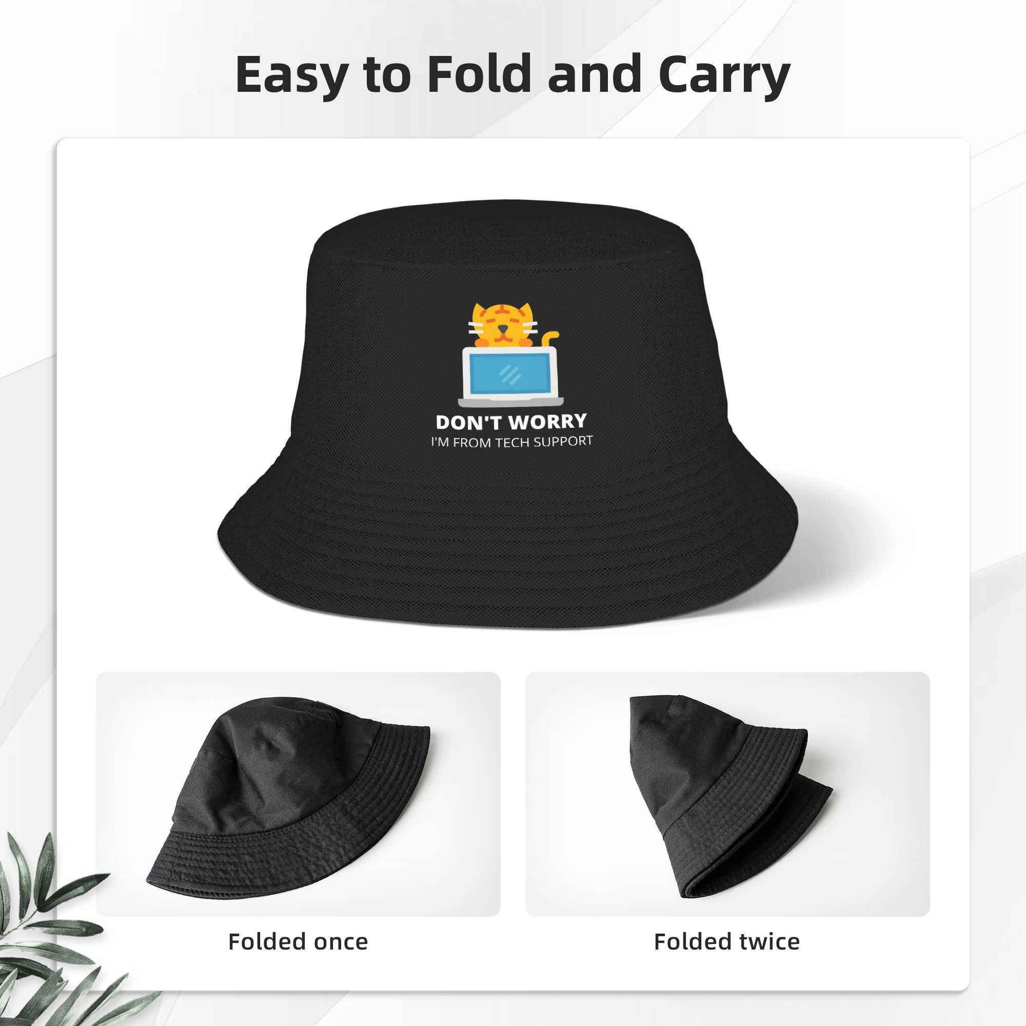 Girl Boy Harajuku Bucket Hat D - Tech Girl Accessories avaliação e preço