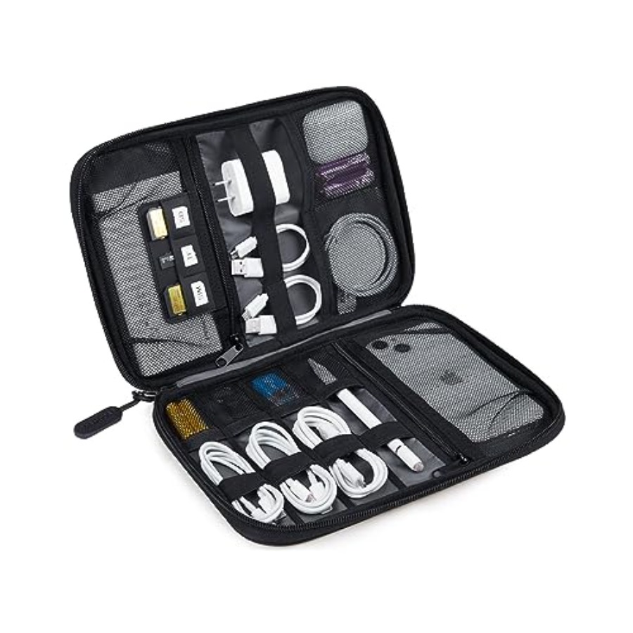Large Electronics Travel Organ - Tech Accessories Storage avaliação e preço