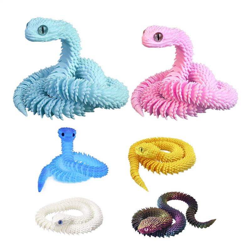 75cm 3d Printed Snake Desk Orn - Tech Accessories For Office Desk avaliação e preço