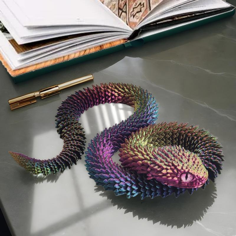 75cm 3d Printed Snake Desk Orn - Tech Accessories For Office Desk avaliação e preço
