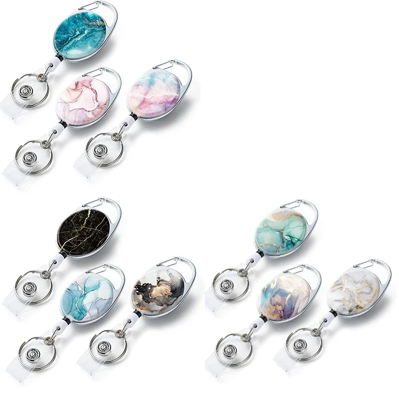 1pc Cartoon Marble Style Badge - Xray Tech Accessories avaliação e preço