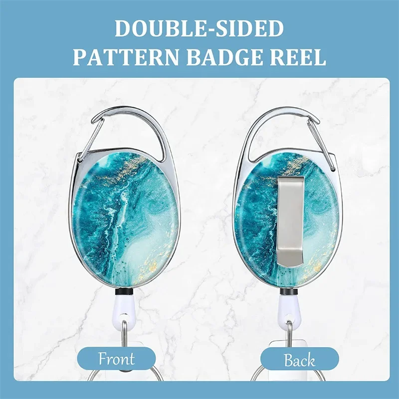 1pc Cartoon Marble Style Badge - Xray Tech Accessories avaliação e preço