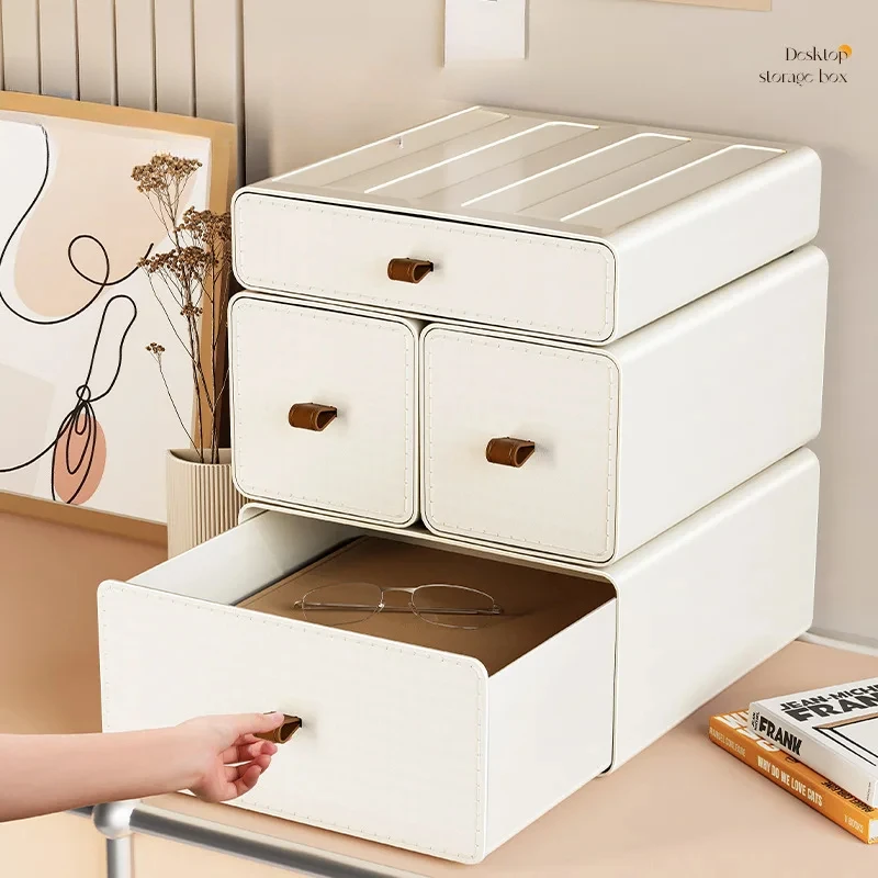 Desktop Storage Box Stackable  - Tech Accessories For Office Desk avaliação e preço