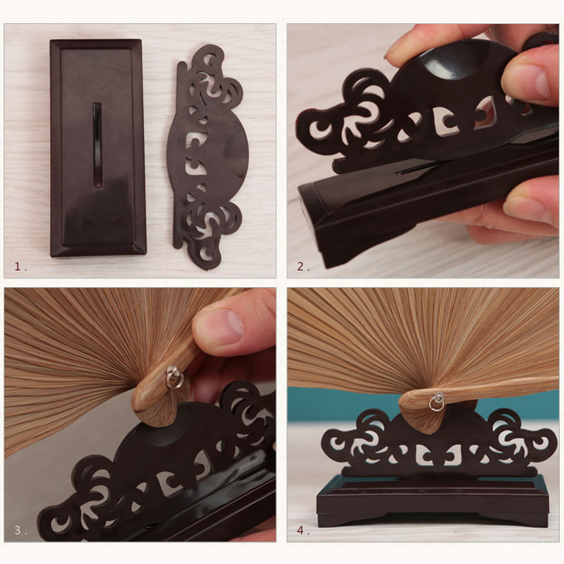Vintage Art Style Folding Fan  - Tech Accessories For Office Desk avaliação e preço