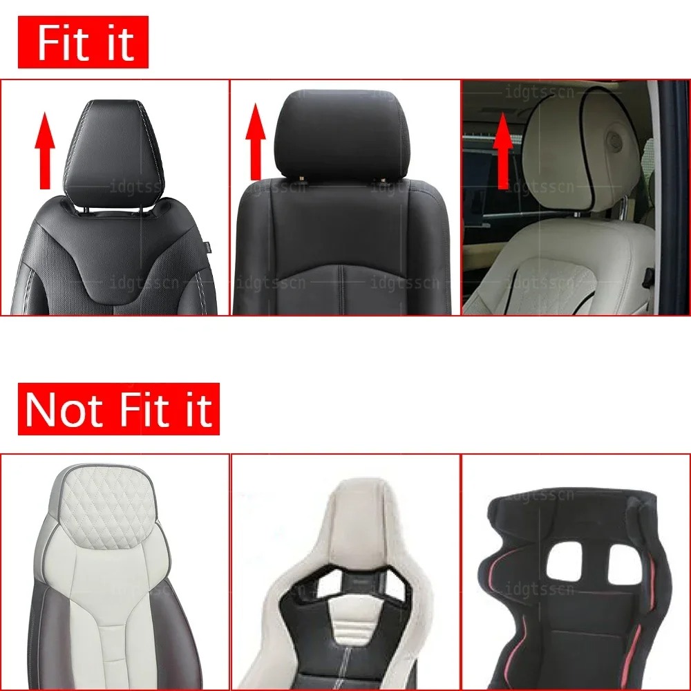 Carbon Fiber Car Seat Headrest - Tech Accessories For Car avaliação e preço