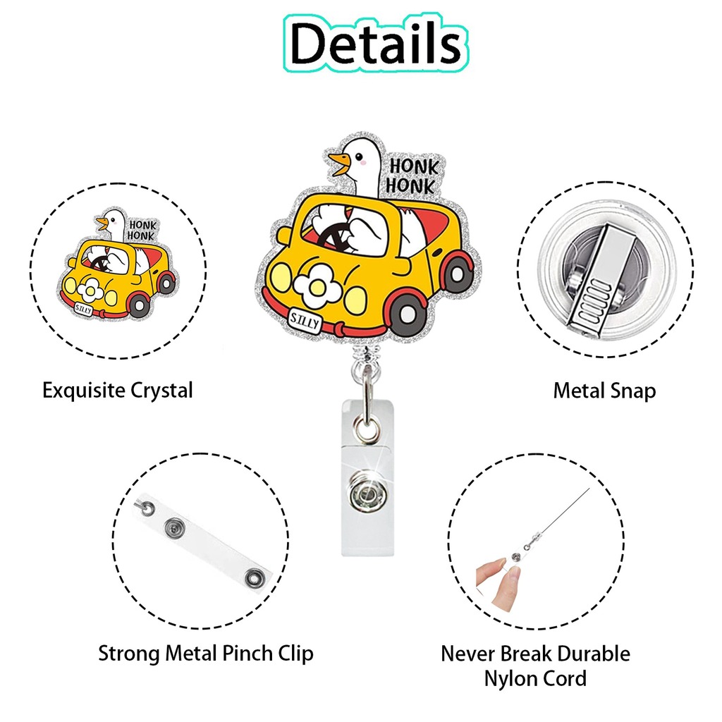 Retractable Acrylic ID Badge R - Xray Tech Accessories avaliação e preço
