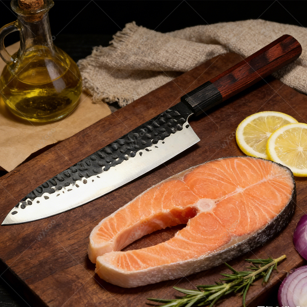 WXCOO Red Wood Handle  7.8 Inc - High Tech Kitchen Accessories avaliação e preço