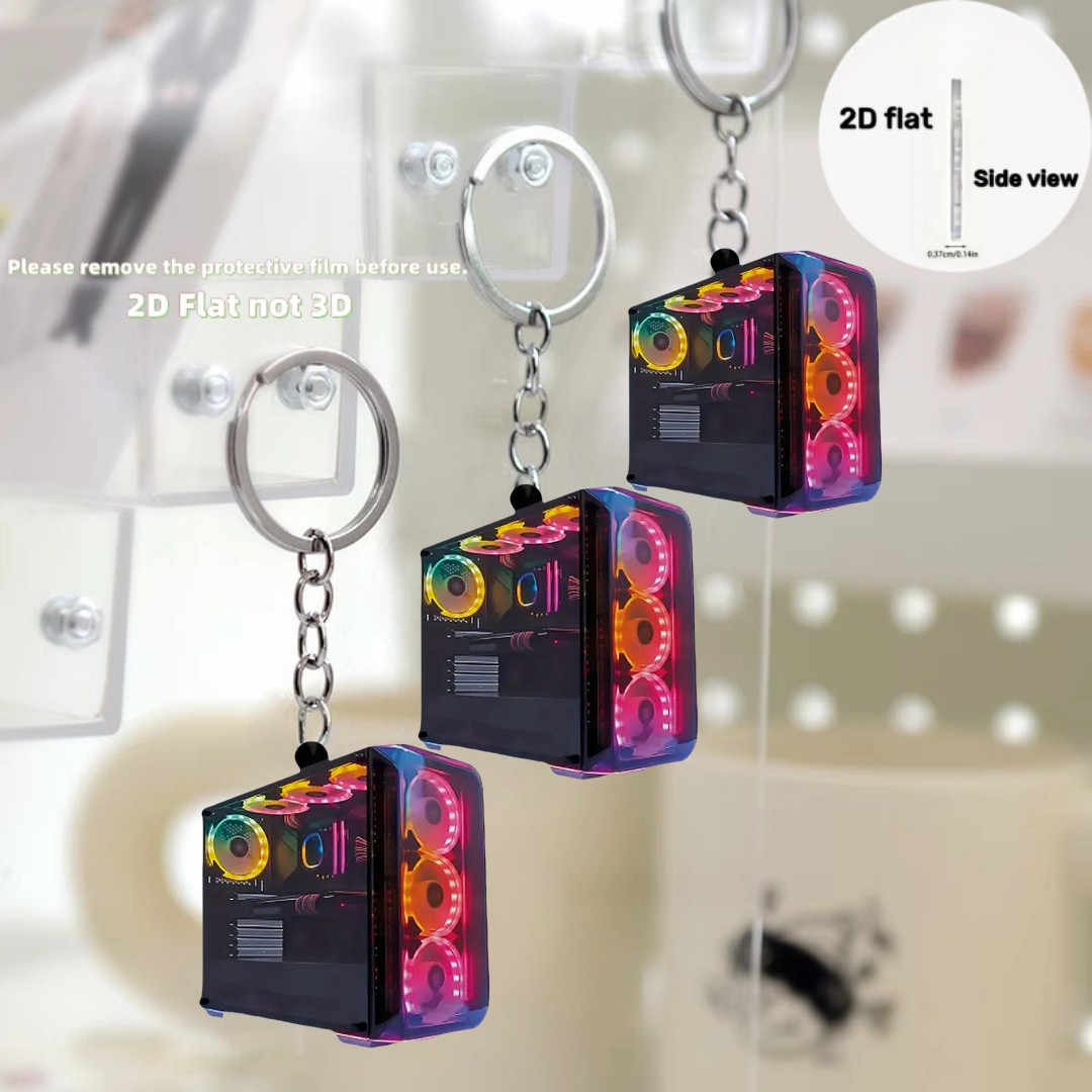 RGB Computer Host Pendant Keyc - Tech Girl Accessories avaliação e preço
