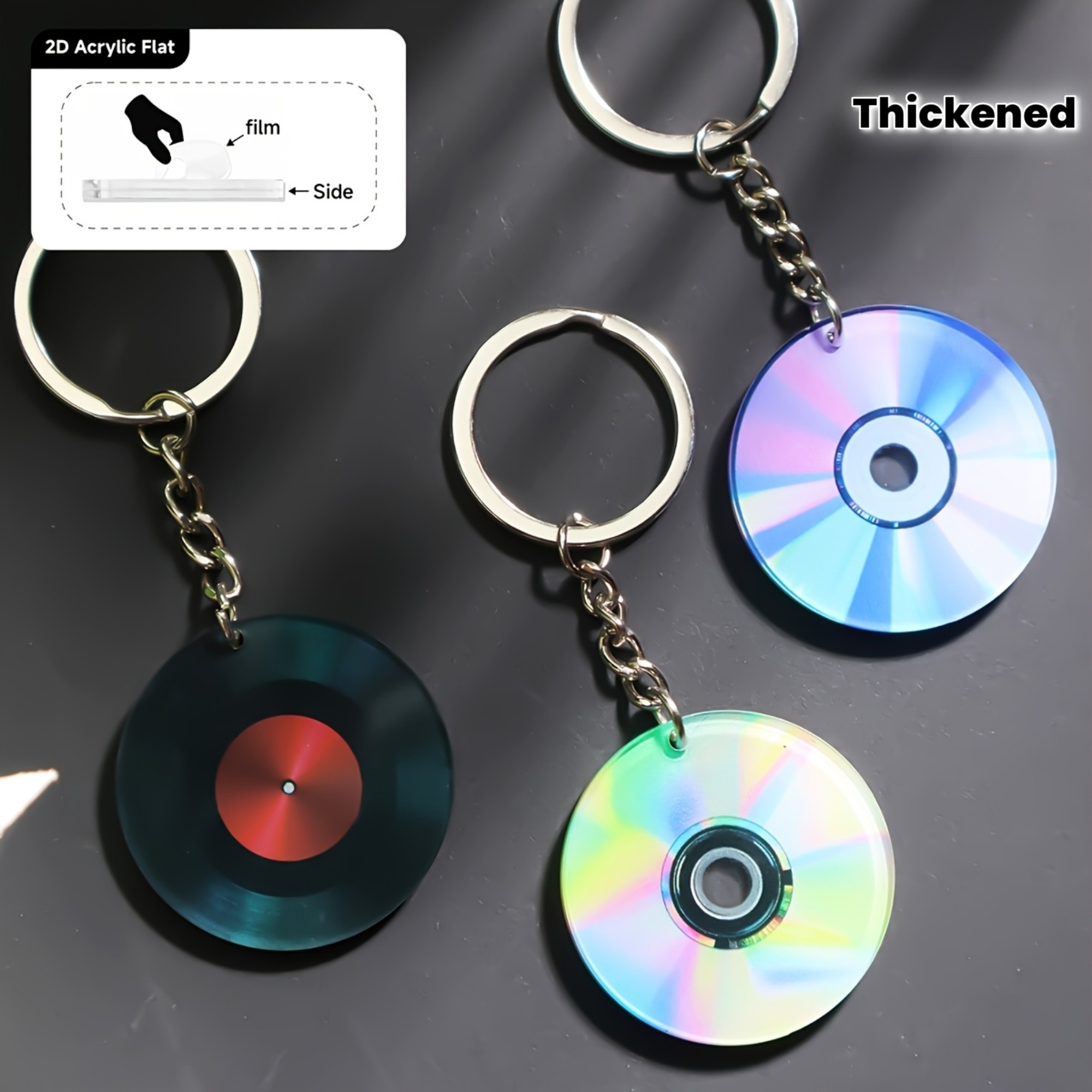 2D Flat 1pc Mini Music CD Patt - Tech Girl Accessories avaliação e preço